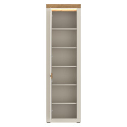 Szafa wąska Naxxar NAXGS1 Cashmere/Dąb Kamienny Meble Wójcik