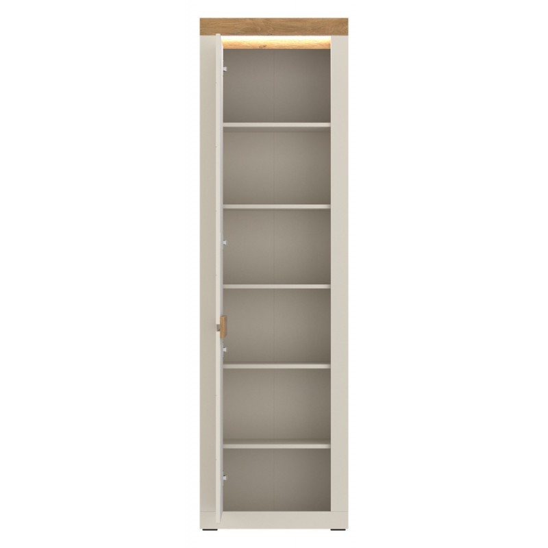 Szafa wąska Naxxar NAXGS1 Cashmere/Dąb Kamienny Meble Wójcik