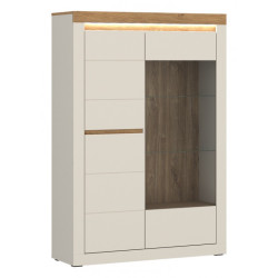 Witryna Naxxar NAXV03R Cashmere/Dąb Kamienny Meble Wójcik