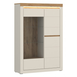 Witryna Naxxar NAXV03L Cashmere/Dąb Kamienny Meble Wójcik