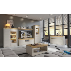 Lustro Naxxar NAXGL1Cashmere/Dąb Kamienny Meble Wójcik