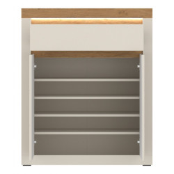 Komoda na buty Naxxar NAXGK1 Cashmere/Dąb Kamienny Meble Wójcik