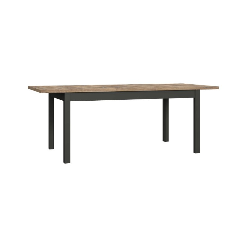 Stół rozkładany 160x90 cm Jokkaz TBLT7029 dąb flagstaff/czarny