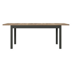 Stół rozkładany 160x90 cm Jokkaz TBLT7029 dąb flagstaff/czarny