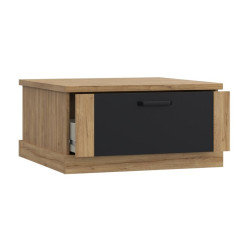 Stolik kawowy kwadratowy 85x85 Kaszmiro CFTT5014 dąb waterford/czarny