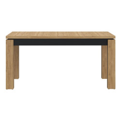 Stół rozkładany 160x90 cm Kaszmiro TBLT7016 dąb waterford/czarny