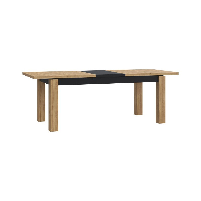 Stół rozkładany 180x90 cm Kaszmiro TBLT7034 dąb waterford/czarny