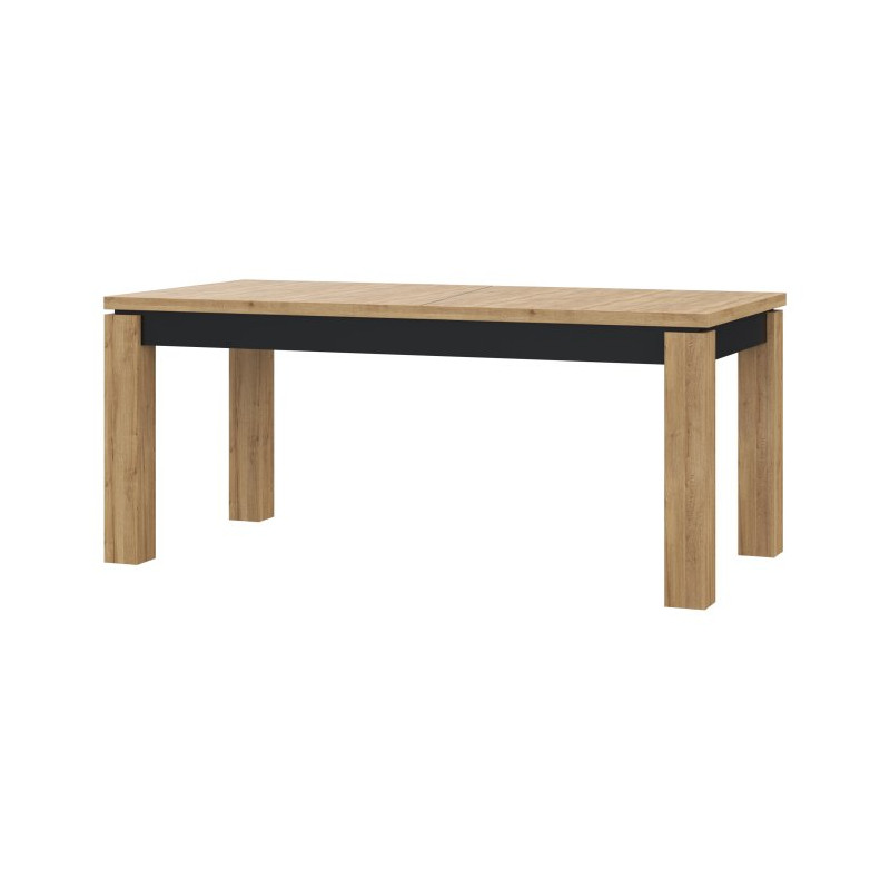 Stół rozkładany 180x90 cm Kaszmiro TBLT7034 dąb waterford/czarny