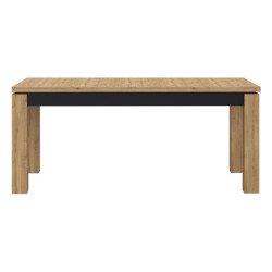 Stół rozkładany 180x90 cm Kaszmiro TBLT7034 dąb waterford/czarny