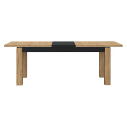 Stół rozkładany 180x90 cm Kaszmiro TBLT7034 dąb waterford/czarny