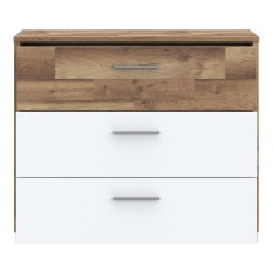 Komoda nowoczesna Modern Way MRWK211 dąb klepkowy/biały mat