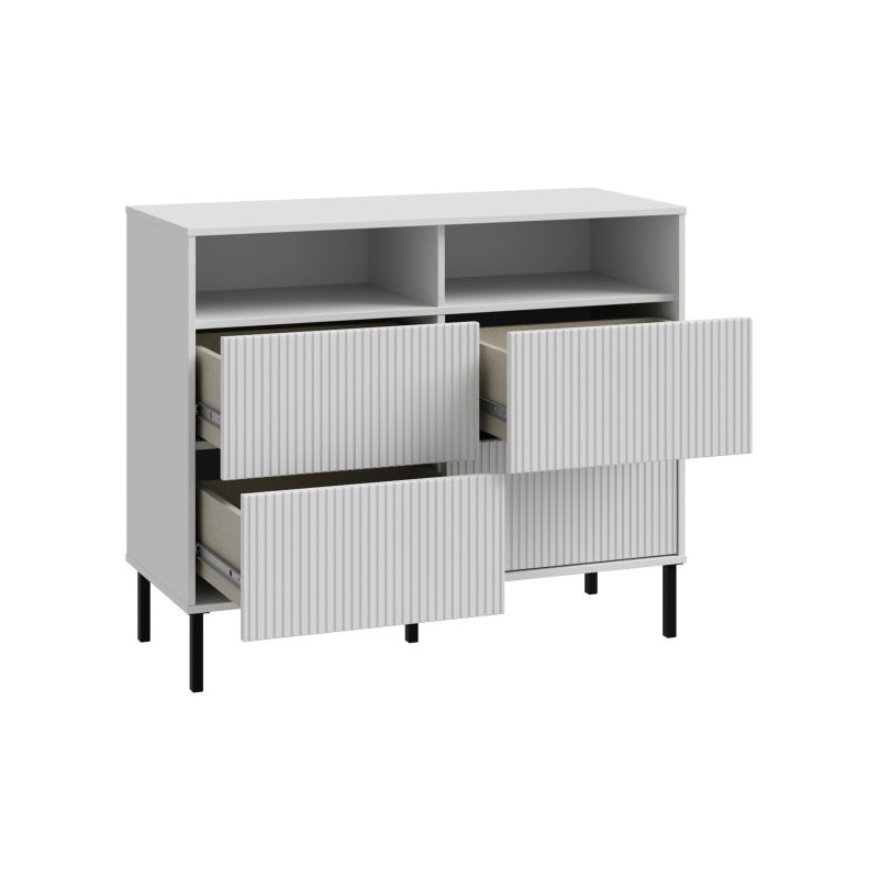 Komoda na nóżkach Nektarius NKRK221 secret grey