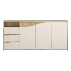 Duża komoda nowoczesna Poem POEK241R dąb mauvella/piaskowy