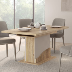 Stół rozkładany Poem TBLT7135 dąb mauvella/piaskowy