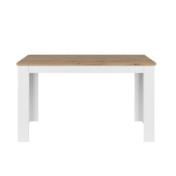 Stół rozkładany Vigo Biały połysk/Dąb wotan Mebelbos