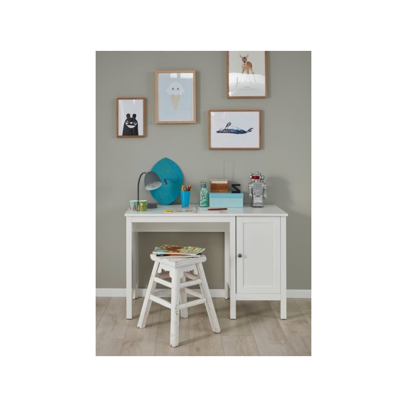 Biurko z drzwiami OLE Biały Mebelbos