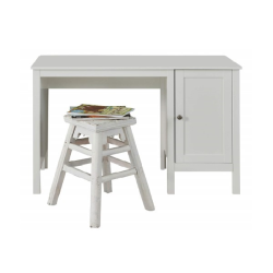 Biurko z drzwiami OLE Biały Mebelbos