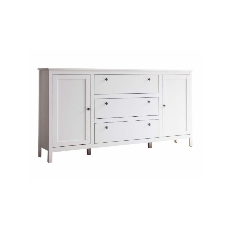 Komoda dwudrzwiowa z szufladami OLE Biały Mebelbos