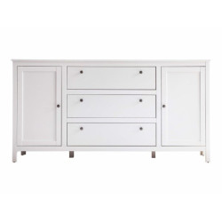 Komoda dwudrzwiowa z szufladami OLE Biały Mebelbos