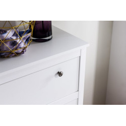 Komoda z trzema szufladami OLE Biały Mebelbos