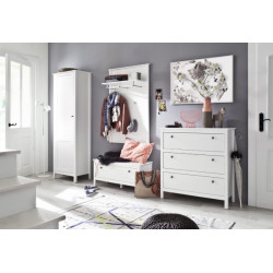 Komoda z trzema szufladami OLE Biały Mebelbos