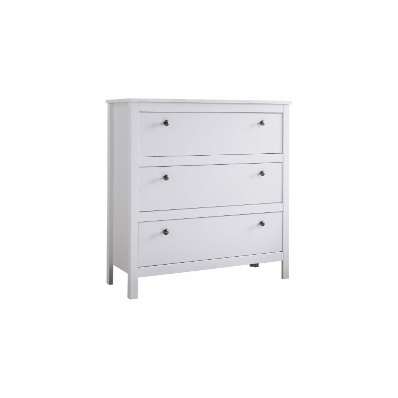 Komoda z trzema szufladami OLE Biały Mebelbos