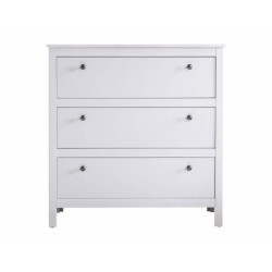 Komoda z trzema szufladami OLE Biały Mebelbos