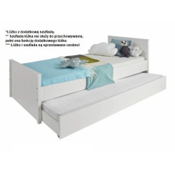 Łóżko 90 OLE Biały Mebelbos