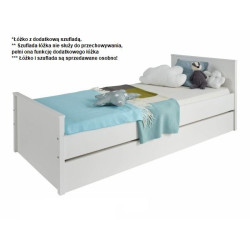 Łóżko 90 OLE Biały Mebelbos