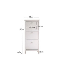Szafka na buty OLE Biały Mebelbos