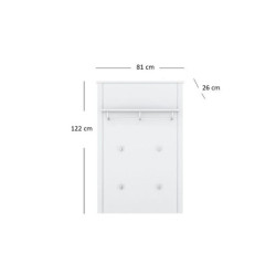 Wieszak OLE Biały Mebelbos