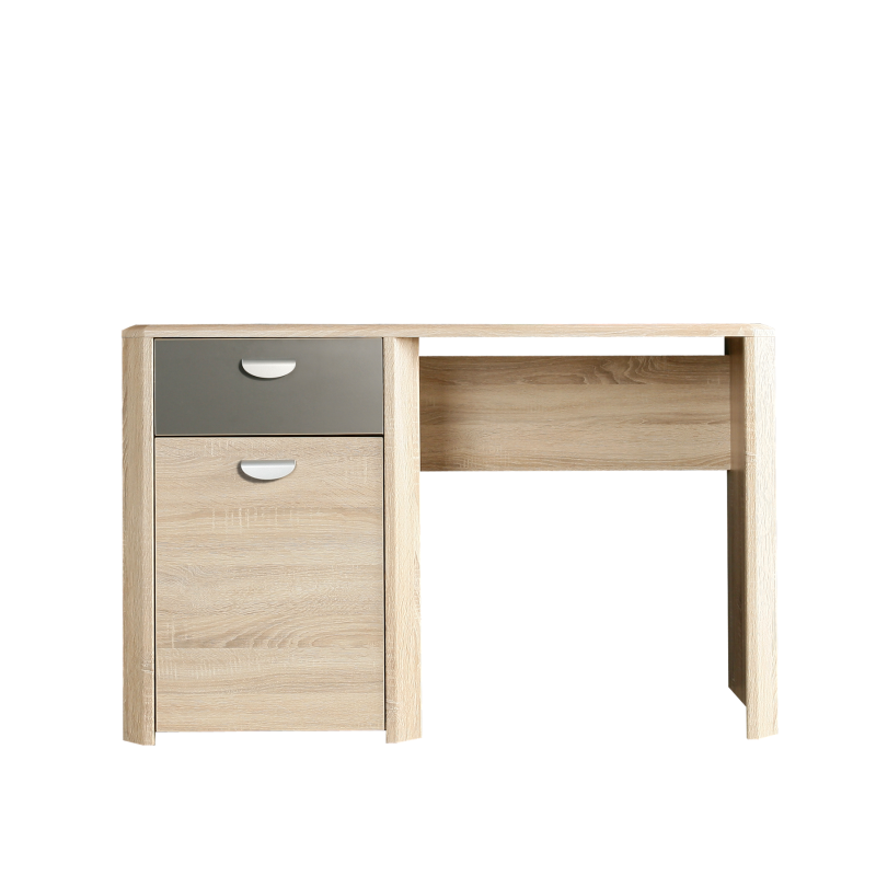 Biurko 130x60 cm Yoop YPB21 dąb sonoma/szary