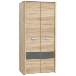 Szafa otwierana 90 cm Yoop YPS82 dąb sonoma/szary