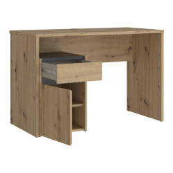 Biurko 110x55 cm Modultrick MDUB111 dąb artisan/grafit