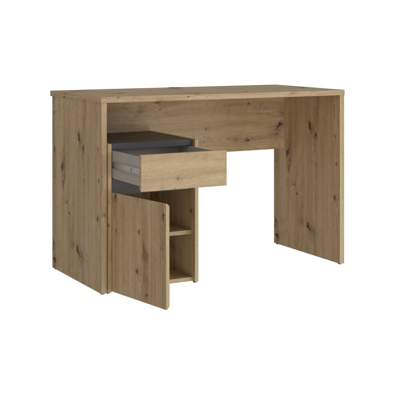 Biurko 110x55 cm Modultrick MDUB111 dąb artisan/grafit