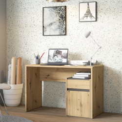 Biurko 110x55 cm Modultrick MDUB111 dąb artisan/grafit