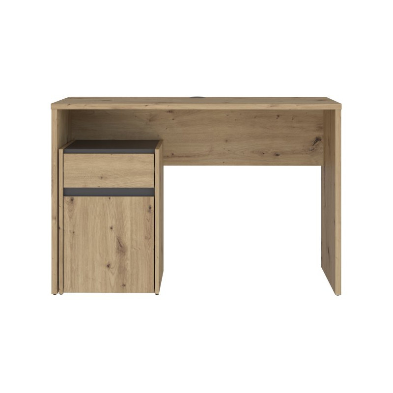 Biurko 110x55 cm Modultrick MDUB111 dąb artisan/grafit