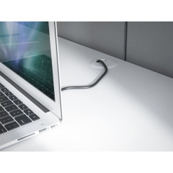 Biurko 110x55 cm Modultrick MDUB111 dąb artisan/biały