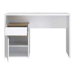 Biurko 110x55 cm Modultrick MDUB111 dąb artisan/biały