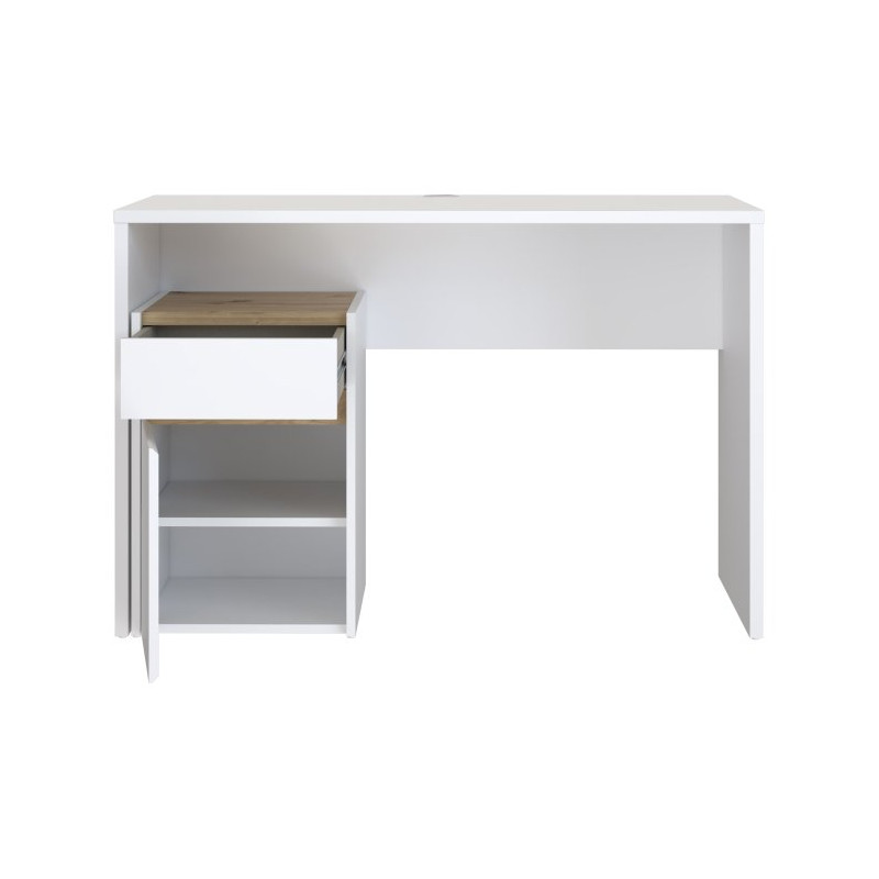 Biurko 110x55 cm Modultrick MDUB111 dąb artisan/biały