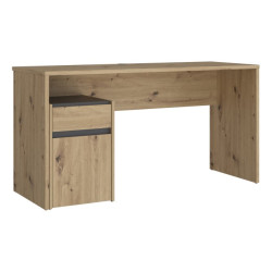 Biurko 140x55 cm Modultrick MDUB112 dąb artisan/grafit