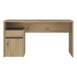 Biurko 140x55 cm Modultrick MDUB112 dąb artisan/grafit