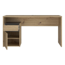 Biurko 140x55 cm Modultrick MDUB112 dąb artisan/grafit