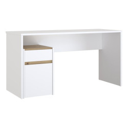 Biurko 140x55 cm Modultrick MDUB112 dąb artisan/biały