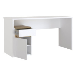 Biurko 140x55 cm Modultrick MDUB112 dąb artisan/biały