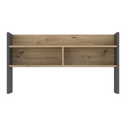 Nadstawka nad biurko 110 cm Modultrick MDUN121 grafit/dąb artisan