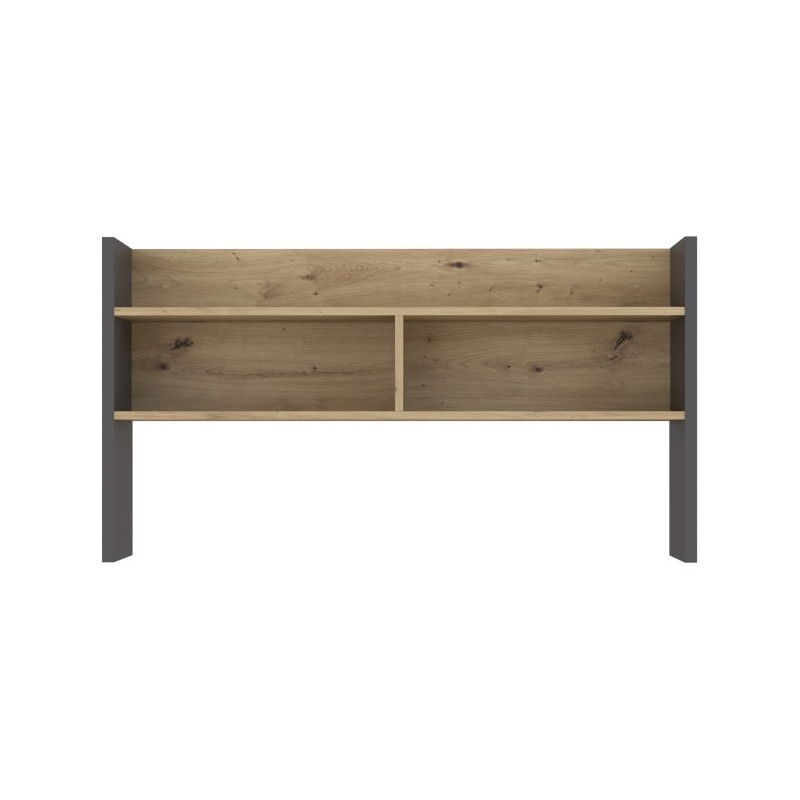 Nadstawka nad biurko 110 cm Modultrick MDUN121 grafit/dąb artisan