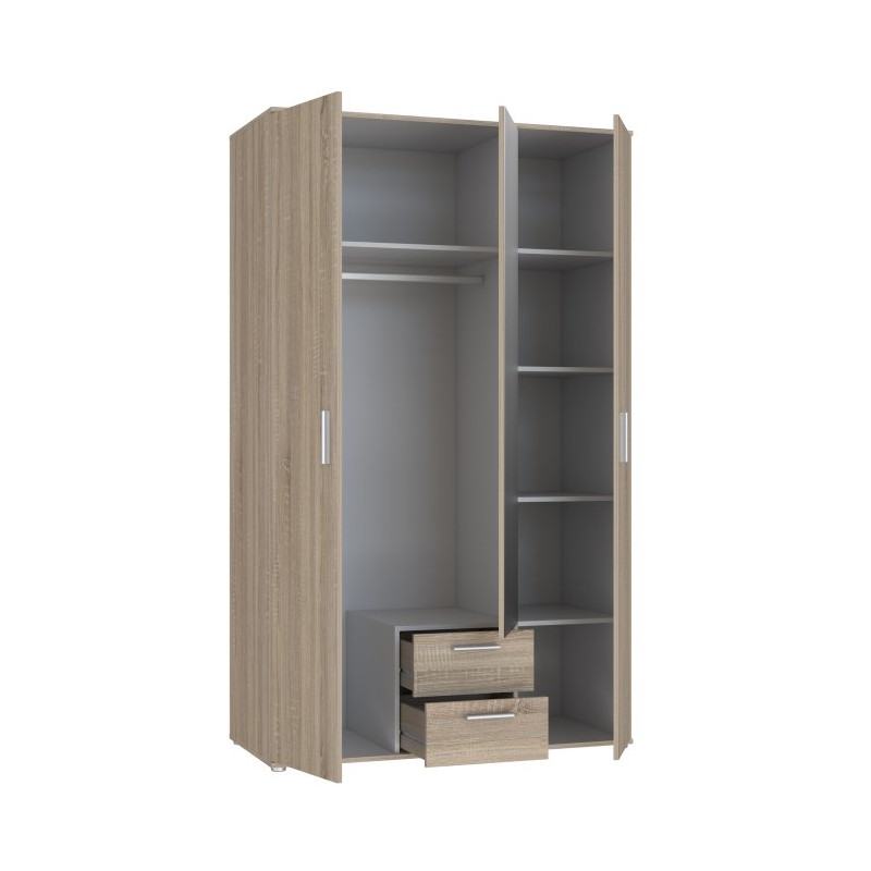 Szafa z lustrem 120 cm Nano NNS83S dąb sonoma