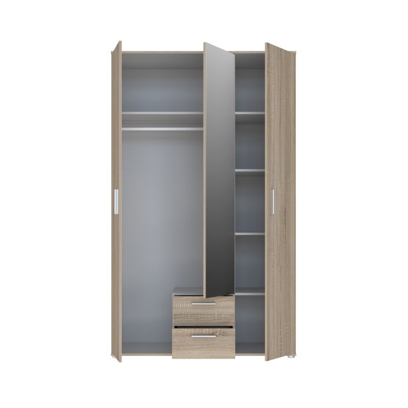 Szafa z lustrem 120 cm Nano NNS83S dąb sonoma