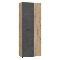 Szafa na buty NET306 dąb artisan/beton – 70 cm | Domowanie